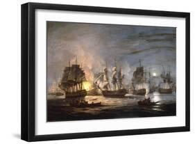 The Battle of the Nile, August 1st 1798, 1830-Thomas Luny-Framed Giclee Print