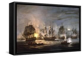 The Battle of the Nile, August 1st 1798, 1830-Thomas Luny-Framed Stretched Canvas