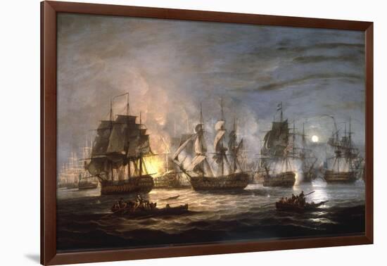 The Battle of the Nile, August 1st 1798, 1830-Thomas Luny-Framed Giclee Print