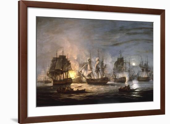 The Battle of the Nile, August 1st 1798, 1830-Thomas Luny-Framed Giclee Print