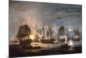 The Battle of the Nile, August 1st 1798, 1830-Thomas Luny-Mounted Giclee Print