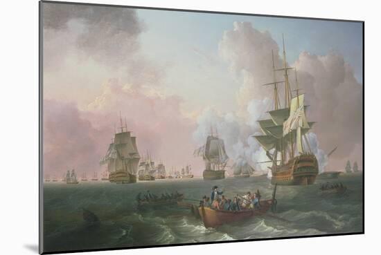 The Battle of the Nile - Bridgeman Collection-William Anderson-Mounted Giclee Print