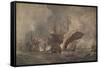 The Battle of the Nile, C. 1800-John William Edy-Framed Stretched Canvas