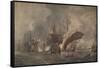 The Battle of the Nile, C. 1800-John William Edy-Framed Stretched Canvas