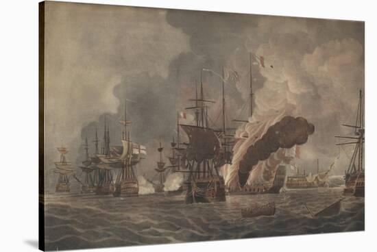 The Battle of the Nile, C. 1800-John William Edy-Stretched Canvas