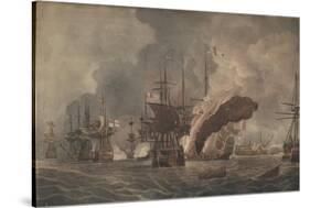 The Battle of the Nile, C. 1800-John William Edy-Stretched Canvas