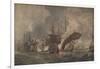 The Battle of the Nile, C. 1800-John William Edy-Framed Giclee Print