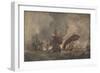 The Battle of the Nile, C. 1800-John William Edy-Framed Giclee Print