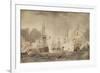 The Battle of the Nile, C. 1800-John William Edy-Framed Giclee Print