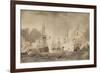 The Battle of the Nile, C. 1800-John William Edy-Framed Giclee Print