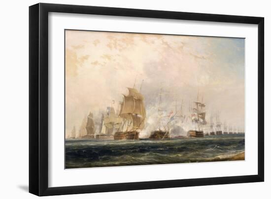 The Battle of the Nile-William Daniell-Framed Premium Giclee Print