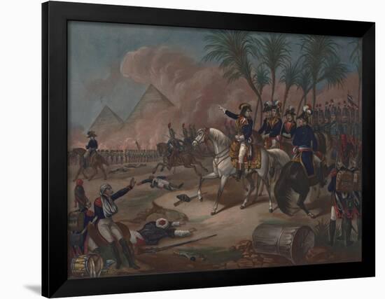 The Battle of the Pyramids, 1800-null-Framed Giclee Print