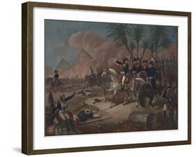 The Battle of the Pyramids, 1800-null-Framed Giclee Print