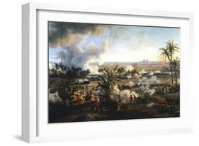 The Battle of the Pyramids, 21 July 1798-Louis Francois Lejeune-Framed Giclee Print