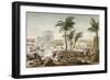 The Battle of the Pyramids, 3 Thermidor, Year 6-Jacques Francois Joseph Swebach-Framed Giclee Print