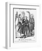 The Battle of the Rubric, 1866-John Tenniel-Framed Giclee Print