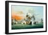 The Battle of the Saints, 12 April 1782, Late 18Th Century (Oil on Panel)-Thomas Luny-Framed Giclee Print