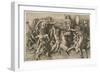 The Battle of the Sea Gods, Ca 1475-Andrea Mantegna-Framed Giclee Print