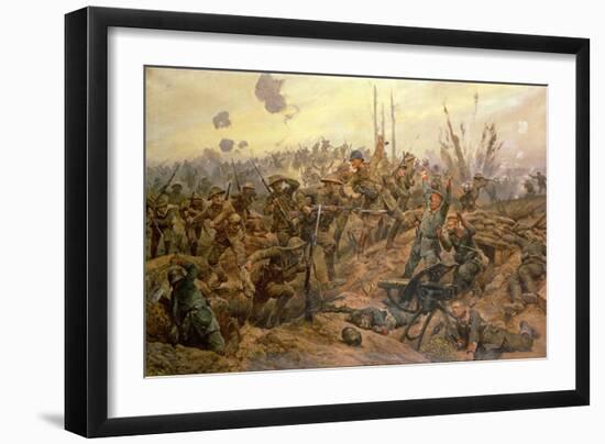 The Battle of the Somme-Richard Caton Woodville II-Framed Giclee Print