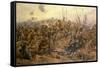 The Battle of the Somme-Richard Caton Woodville II-Framed Stretched Canvas