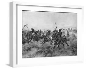 The Battle of the Spurs, 1513-Henri-Louis Dupray-Framed Giclee Print