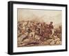 The Battle of the Valerik River on July 11, 1840, 1840-Mikhail Yuryevich Lermontov-Framed Giclee Print