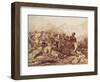 The Battle of the Valerik River on July 11, 1840, 1840-Mikhail Yuryevich Lermontov-Framed Giclee Print