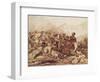 The Battle of the Valerik River on July 11, 1840, 1840-Mikhail Yuryevich Lermontov-Framed Giclee Print