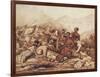 The Battle of the Valerik River on July 11, 1840, 1840-Mikhail Yuryevich Lermontov-Framed Giclee Print