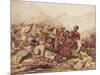 The Battle of the Valerik River on July 11, 1840, 1840-Mikhail Yuryevich Lermontov-Mounted Giclee Print