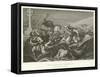 The Battle of Tours, Ad 732-Alphonse Marie de Neuville-Framed Stretched Canvas