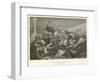 The Battle of Tours, Ad 732-Alphonse Marie de Neuville-Framed Giclee Print