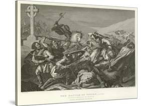 The Battle of Tours, Ad 732-Alphonse Marie de Neuville-Stretched Canvas