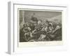 The Battle of Tours, Ad 732-Alphonse Marie de Neuville-Framed Giclee Print