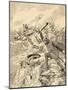 The Battle of Tours Aka the Battle of Poitiers, 732. from Agenda Buvard Du Bon Marche Published…-null-Mounted Giclee Print