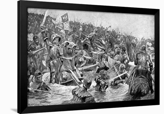 The Battle of Towton, 29 March 1461-Richard Caton Woodville II-Framed Giclee Print