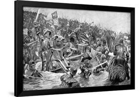 The Battle of Towton, 29 March 1461-Richard Caton Woodville II-Framed Giclee Print