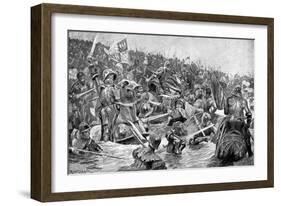 The Battle of Towton, 29 March 1461-Richard Caton Woodville II-Framed Giclee Print