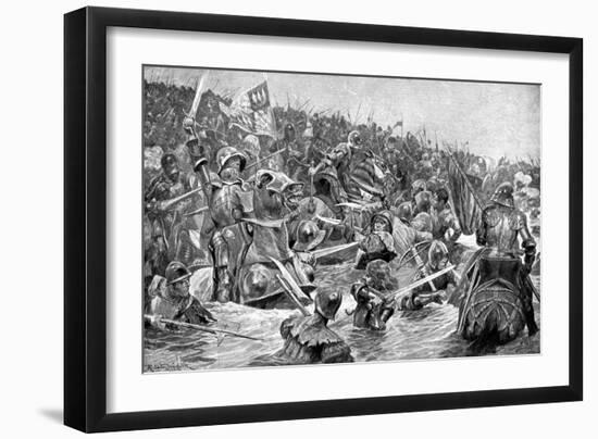 The Battle of Towton, 29 March 1461-Richard Caton Woodville II-Framed Giclee Print