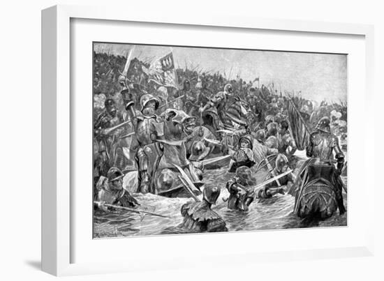 The Battle of Towton, 29 March 1461-Richard Caton Woodville II-Framed Giclee Print