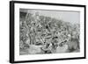 The Battle of Towton in 1461, Illustration from Hutchinsons 'Story of the British Nation'-Richard Caton Woodville-Framed Giclee Print