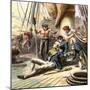 The Battle of Trafalgar, 1805-null-Mounted Giclee Print