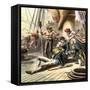 The Battle of Trafalgar, 1805-null-Framed Stretched Canvas