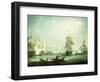 The Battle of Trafalgar, 1805-Thomas Buttersworth-Framed Giclee Print