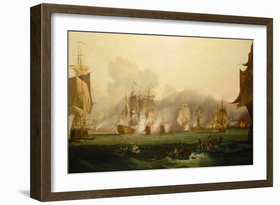 The Battle of Trafalgar, 21 October 1805, Early 19Th Century (Oil on Canvas)-Samuel Drummond-Framed Giclee Print