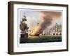 The Battle of Trafalgar, 21st October 1805 (1816)-Thomas Sutherland-Framed Giclee Print