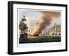 The Battle of Trafalgar, 21st October 1805 (1816)-Thomas Sutherland-Framed Giclee Print