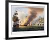 The Battle of Trafalgar, 21st October 1805 (1816)-Thomas Sutherland-Framed Giclee Print