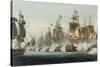 The Battle of Trafalgar, 21st October 1805, for J. Jenkins's "Naval Achievements"-Thomas Whitcombe-Stretched Canvas