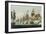 The Battle of Trafalgar, 21st October 1805, for J. Jenkins's "Naval Achievements"-Thomas Whitcombe-Framed Giclee Print